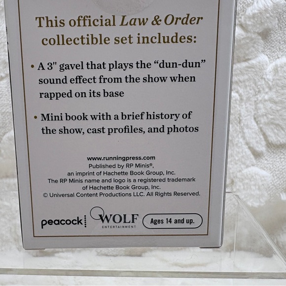 Law & Order Mini Gavel Set with Sound - Picture 6 of 12